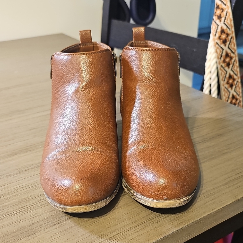 Classic Tan Ankle Booties for Women